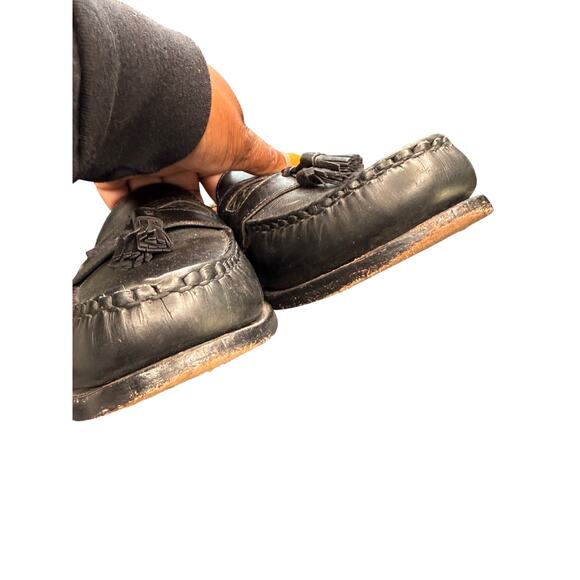 Allend Edmonds Black Maxfield Tassel Loafers Men's Work Office Career Size 13 - Picture 6 of 9